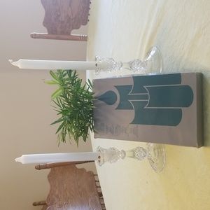 PartyLite Set of 6 Dinner Candles Unscented  Size 10"